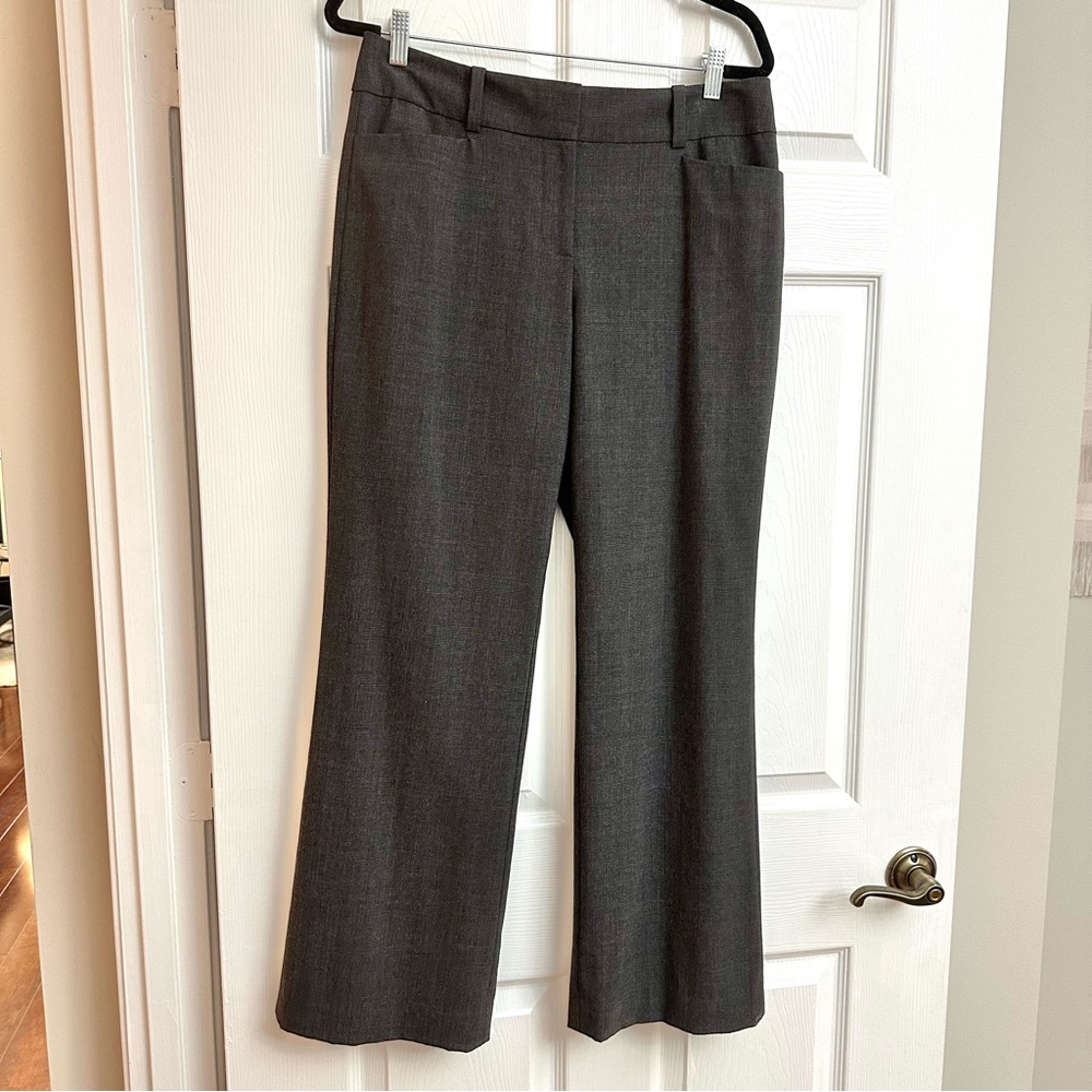 Ann Taylor Gray Wide Leg Wool Pants